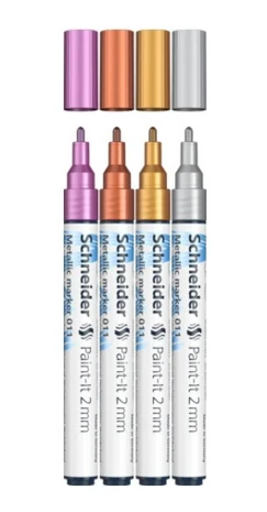 Maalitussit - Schneider Metallic Marker Paint-It 2 mm