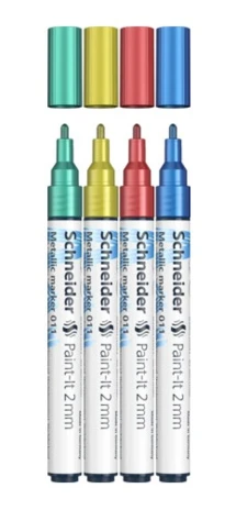 Maalitussit - Schneider Metallic Marker Paint-It 2 mm