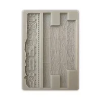 Silikonimuotti 10x15 cm - Stamperia Wood and Mechanisms Silicon Mould
