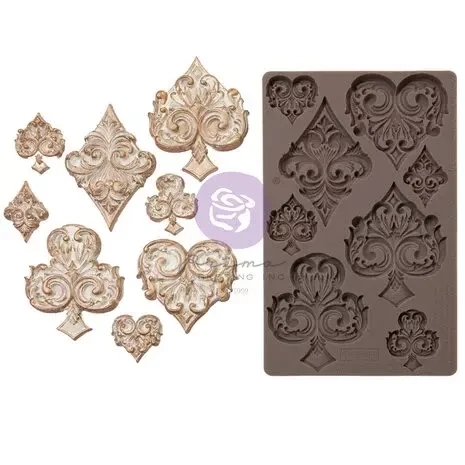 Silikonimuotti 12x20 cm - Prima Marketing Deck Of Cards Mould