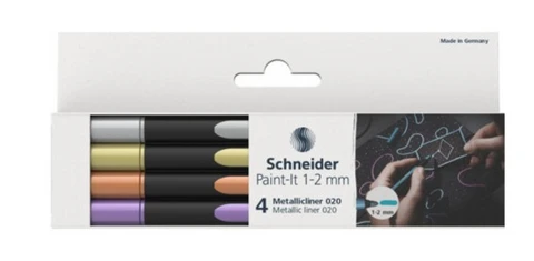 Maalitussit - Schneider Metallic Liner Paint-It 1-2mm