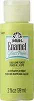 Lasimaali vihreä - Folkart Enamel Glass Lime Punch 59 ml