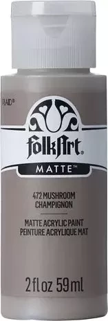 Matta akryylimaali ruskea - FolkArt Matte - Mushroom 59 ml