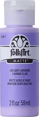 Matta akryylimaali violetti - FolkArt Matte - Light Lavender 59 ml