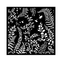 Sabluuna 18x18 cm - Leaves Ramage Stamperia Thick Stencil