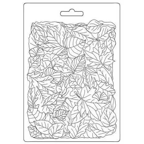 Koristemuotti 15x21 cm - Leaves Pattern Stamperia Soft Mould