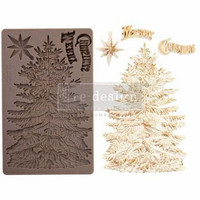 Koristemuotti 12x20 cm - Tree Sparkling Season Re-Design with Prima Decor Mould