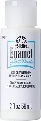 Lasimaalijatke - Folkart Enamel Clear Medium 59 ml