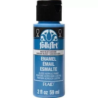 Lasimaali sininen - Folkart Enamel Glass Blue Cascade 59 ml