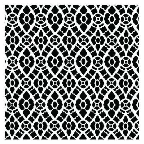 Sabluuna 15x15 cm - Lace Crochet Creative Expressions Stencil
