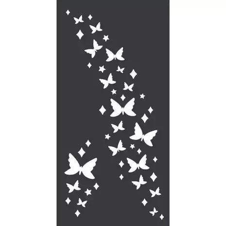 Sabluuna 10x20 cm - Butterfly Ray Creative Expressions Stencil