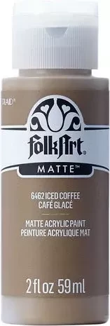 Matta akryylimaali ruskea - FolkArt Matte - Iced Coffee 59 ml
