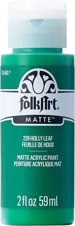 Matta akryylimaali vihreä - FolkArt Matte - Holly Leaf 59 ml