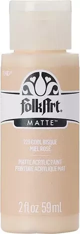 Matta akryylimaali ruskea - FolkArt Matte - Cool Bisque 59 ml