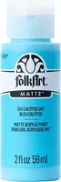 Matta akryylimaali sininen - FolkArt Acrylic Matte - Calypso Sky 59 ml