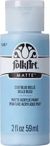 Matta akryylimaali sininen - FolkArt Acrylic Matte - Blue Belle 59 ml