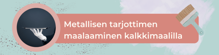 Metallin maalaaminen kalkkimaalilla