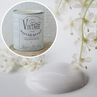 Kalkkimaali - Lämmin valkoinen - 100 ml - JDL - Vintage Paint - Warm Cream