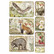 Decoupage-arkki - Framed Eagle, Bear, Fox - A4