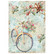 Decoupage-arkki - Bike & Branch with Flowers - A4