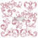 Leimasin - 30 x 30 cm - Prima Re-design Decor Stamp - Elegant Scrolls