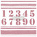 Leimasin - 30 x 30 cm - Prima Re-design Decor Stamp - Stripes