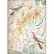 Decoupage-arkki - A4 - Yellow Orchids and Birds