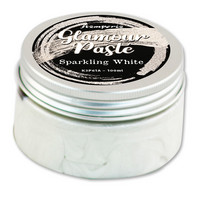 Kimalletahna valkoinen - Stamperia Sparkling White Glamour Paste - 100 ml