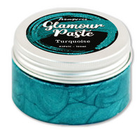 Kimalletahna turkoosi - Stamperia Turquoise Glamour Paste - 100 ml
