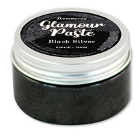 Kimalletahna musta - Stamperia Black Glamour Paste - 100 ml