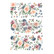 Siirtokuva - 60 x 88 cm - Watercolor Bloom - Prima Redesign Decor Transfer