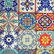 Decoupage-arkkisetti - Colorful Tiles - Belles and Whistles