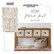 Decoupage-arkki - 48x76 cm - Floral Text - Prima Redesign Tissue Paper
