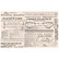 Decoupage-arkki - 48x76 cm - Floral Text - Prima Redesign Tissue Paper