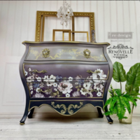 Leimasinsetti - 30x30 cm - Prima Re-design Decor Stamp - Distressed Floral Prints