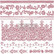 Leimasinsetti - 30x30 cm - Prima Re-design Decor Stamp - Floral Borders