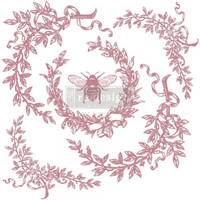 Leimasinsetti - 30x30 cm - Prima Re-design Decor Stamp - French Laurels