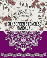 Sabluunasetti  20 x 22 cm - Mandala Silkscreen Stencil