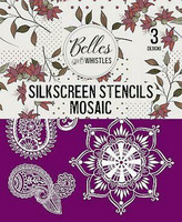 Sabluunasetti  20 x 22 cm - Mosaic Silkscreen Stencil
