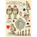 Vanerikoristeet - Levyn koko 14,8 x 21 cm - Alice Chessboard