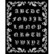 Sabluuna - 20 x 25 cm - Sleeping Beauty Alphabet