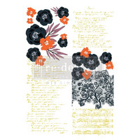 Siirtokuva - 60 x 88 cm - CeCe Fleur Noir - Prima Redesign Decor Transfer
