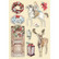 Vanerikoristeet tonttuovi - Levyn koko 14,8x21 cm - Stamperia Winter Tales Horse & Deer