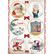 Decoupage-arkki - A4 - Romantic Christmas Rounds Stamperia
