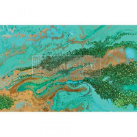 Decoupage-arkki - 48x76 cm - Patina Copper Re-Design Prima Tissue Paper