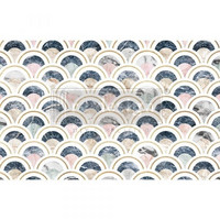 Decoupage-arkki - 48x76 cm - Marbled Scales Re-Design Prima Tissue Paper