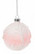 Lasipallo 8 cm - Vaaleanpunainen