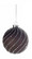 Lasipallo 8 cm - Ruskea