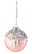 Joulupallo vaaleanpunainen - 8 cm