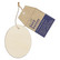 Pyöreä puukoriste - Papermania Bare Basics Flat Hanging Blank Wooden Oval